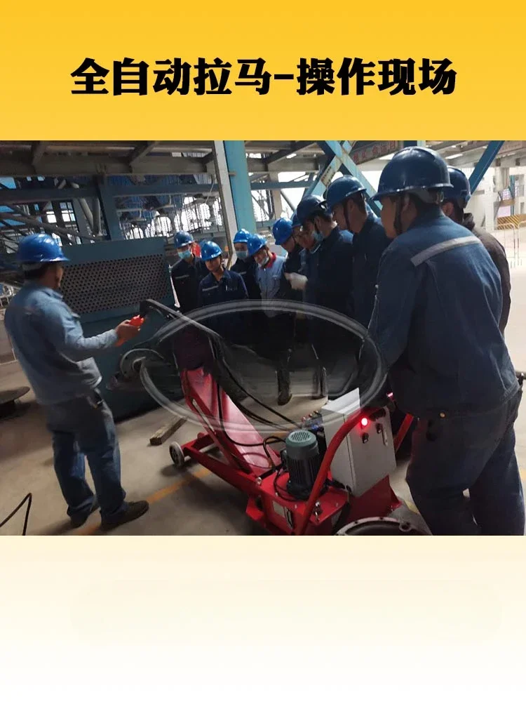 Fully automatic vehicle-mounted hydraulic puller, three-claw removal belt disc puller