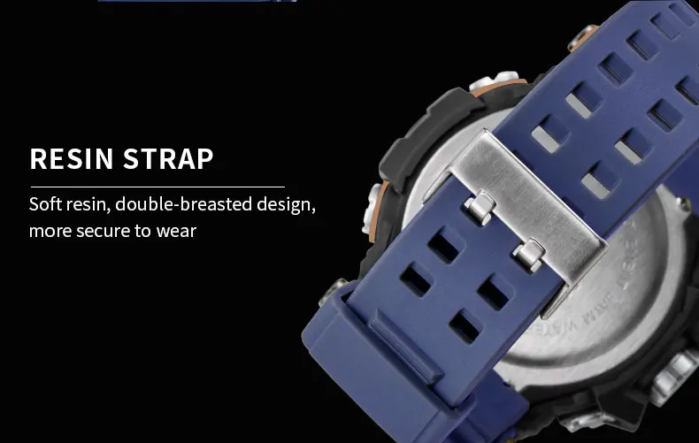 SMAEL 8049 Watch Sport LED Light Alarm Clock Dual Time Display WaterproofWeek Auto Date Wristwatches Quartz S2b1d320c7763408489984af71e58ce5aj