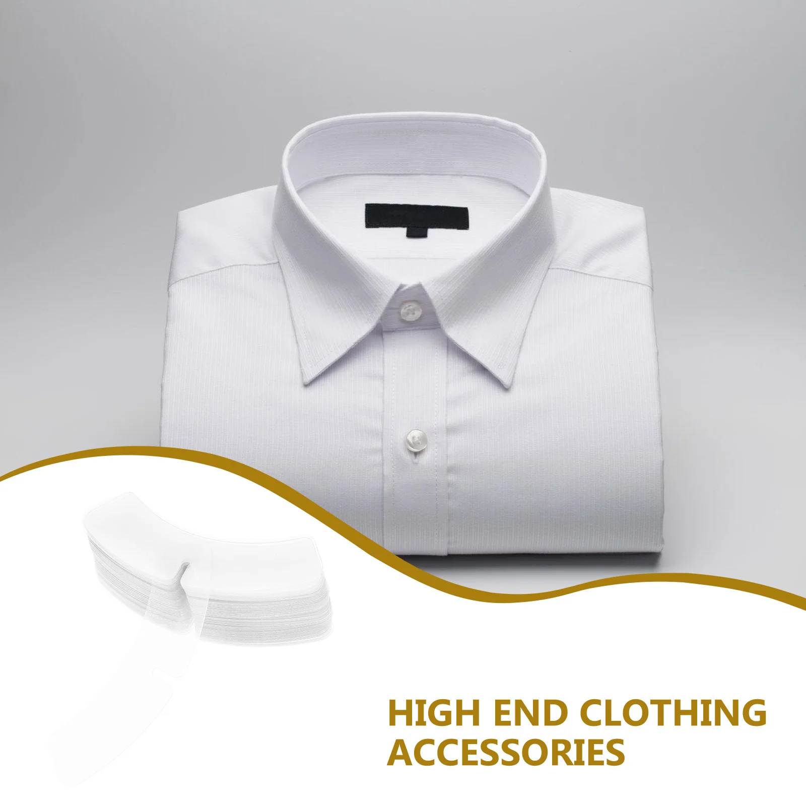 100 pçs vestido camisa colarinho inserções portátil fácil uso melhorar vertical aparência nítida colarinho masculino permanece extensores de camisa