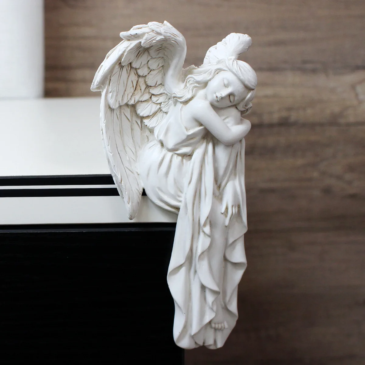 

1pcs Resin Crafts For Left And Right Angel Door Frames, Home Decoration Ornaments, Exquisite Angels Guarding Every Corner