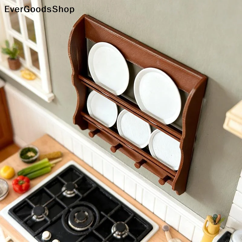 Dollhouse Mini Kitchen Utensils Tableware Set Dollhouse Simulation Cookware Toys Dollhouse Kitchen Scene Decor Pretend Play Toy