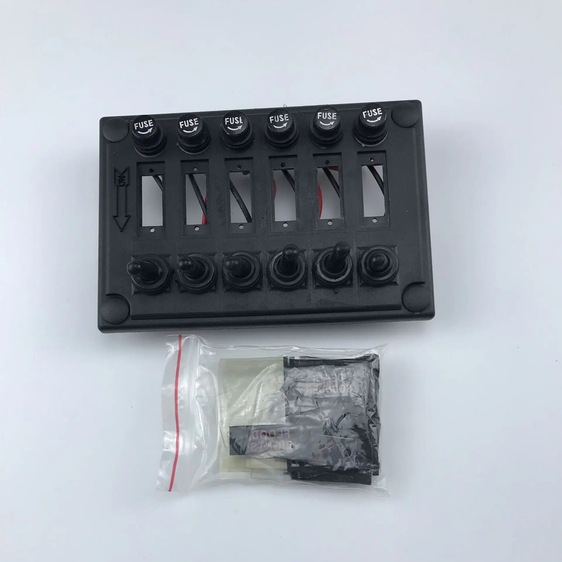 

Six-position combination button modified switch panel, auto yacht toggle switch Marine modified