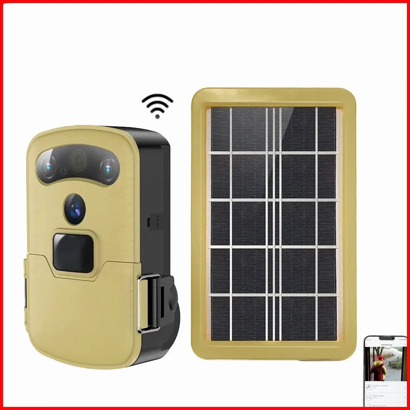 

HC901 Outdoor Tracking Hunting Camera WiFi +APP+ Solar Panel Infrared Hunting Thermal Camera Remote Monitoring