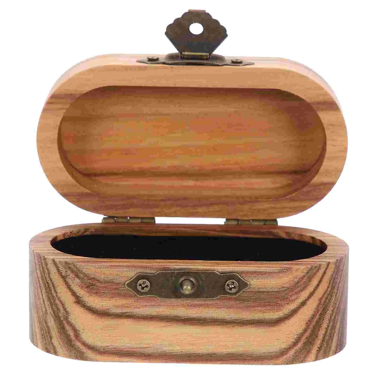 Guitar Pick Wooden Box Carrying Case Retro Design Holder Plectrum Storage Organizer Alloy Handmade Container