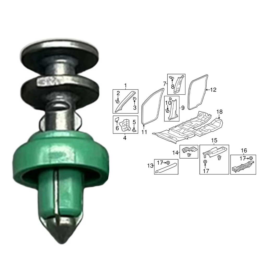 Interior Trim Repair Pillar Guard Ring Joystick Panel Clip Plastic Clip Replacement Clip Quick Install For Honda