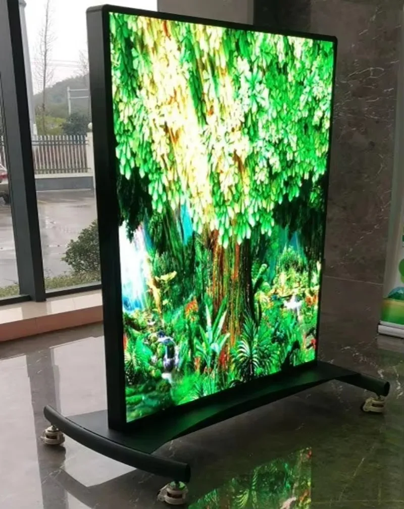 New Product LED Transparent Screen P2.8mm Small Pitch Advertising Machine Display Led Poster Display