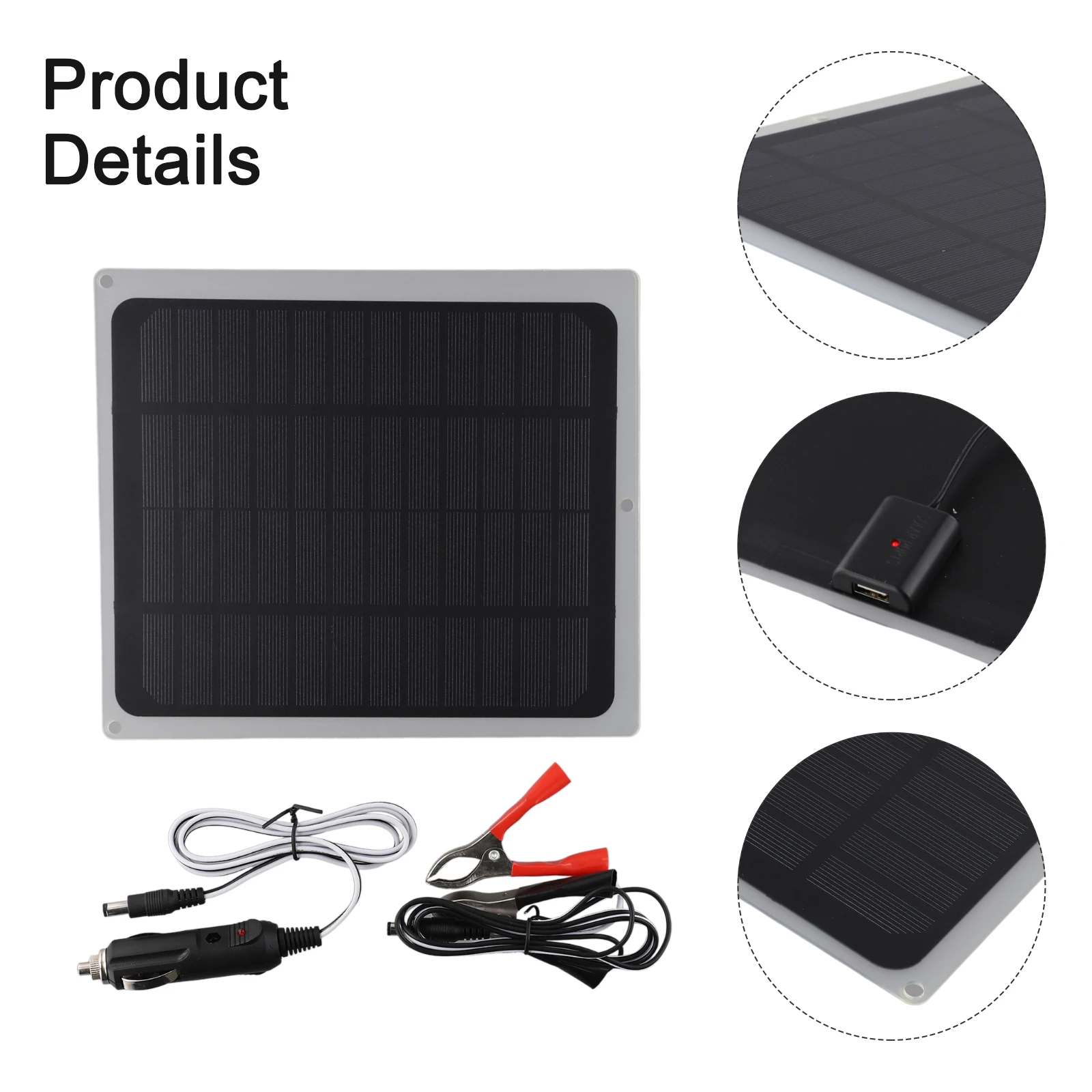 Load Voltage Monocrystalline Silicon Replacement Charger Maintainer Caravans No Load Voltage Wide Range Of Applications