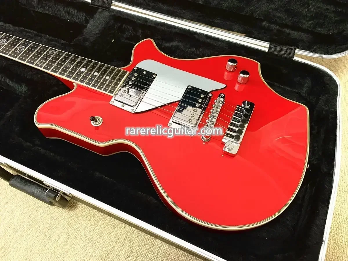 

Rare Adrian Vandenberg Red Electric Guitar TP-9 Bridge Grover Tuners Gold Hardware Special Inlay