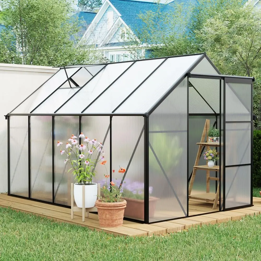 

Garden Dome Tent, Geodesic Dome Greenhouse with PVC Clear Cover, Waterproof Garden Bubble Dome Tent House with 2 x 10M Light St