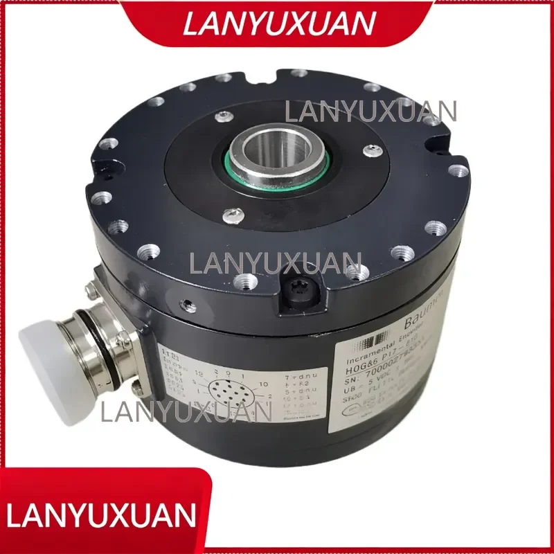 Baumer HOG86 P17-010 Heavy Incremental Rotary Encoder Industrial Optical Encoder