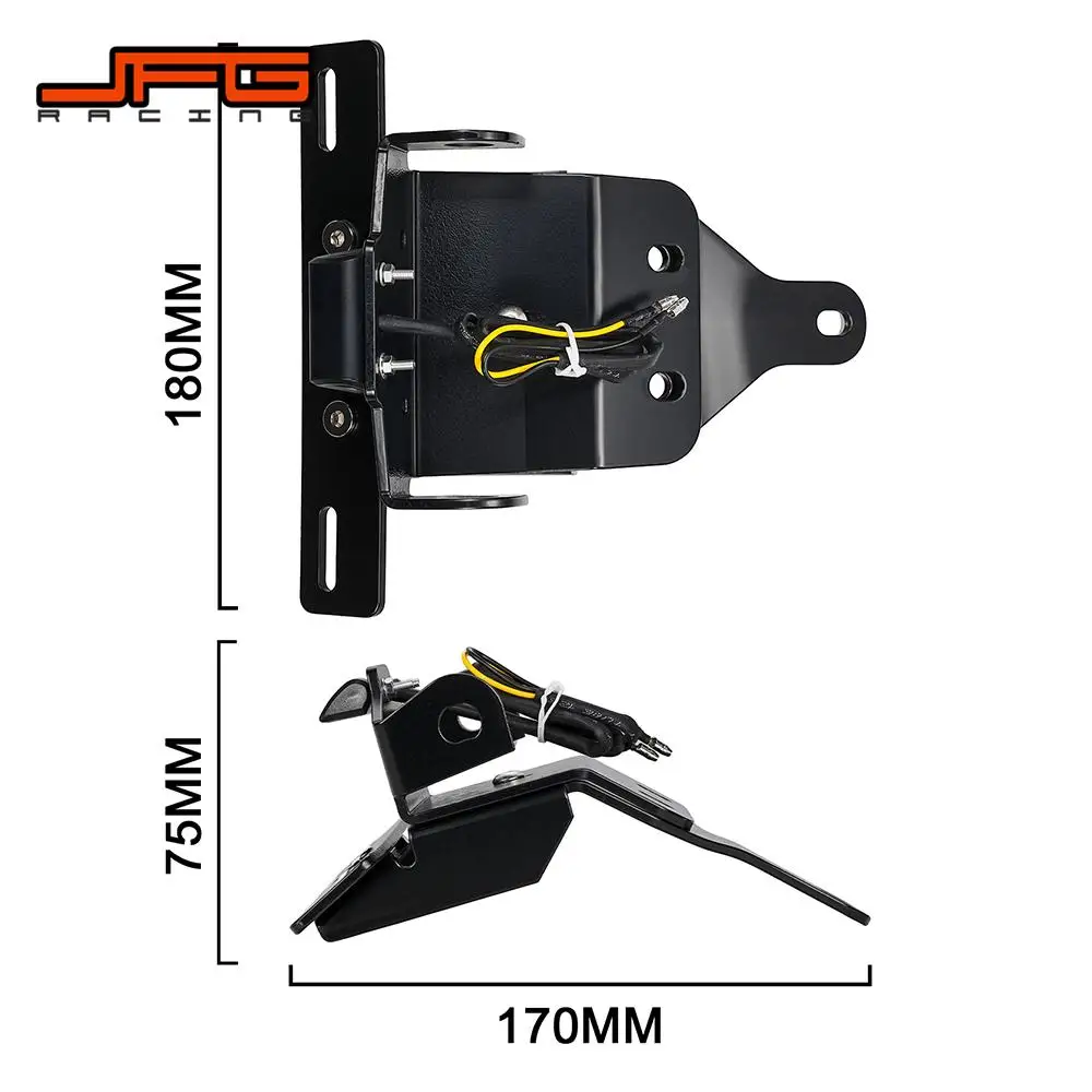 Motorcycle For CFMOTO 450NK 450SR 450SS License Number Plate Holder Accessories Dirt Pit Bikes Modified Parts Street Sport Bikes