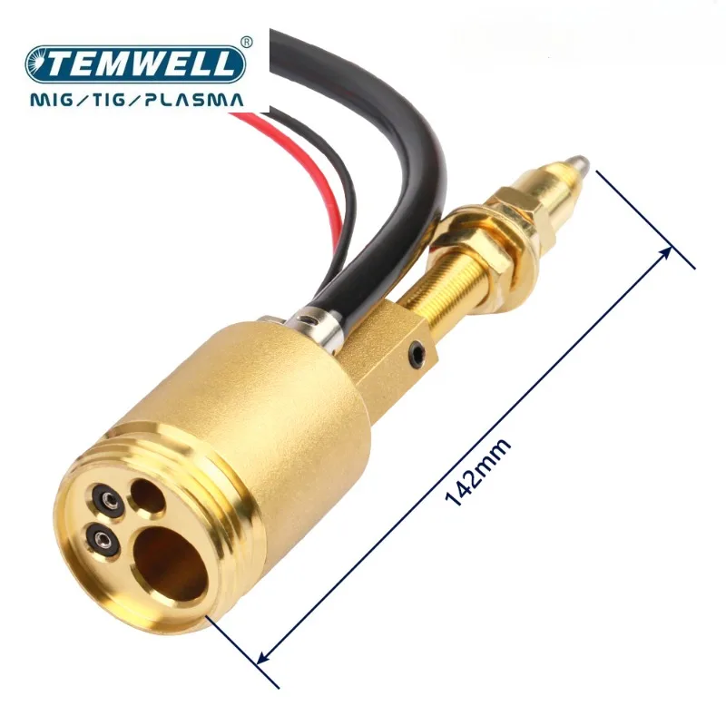 Imagem -04 - Euro Conector Central Adaptador Tocha Conversão Kit Soldagem Painel Soquete Mig Mag 135