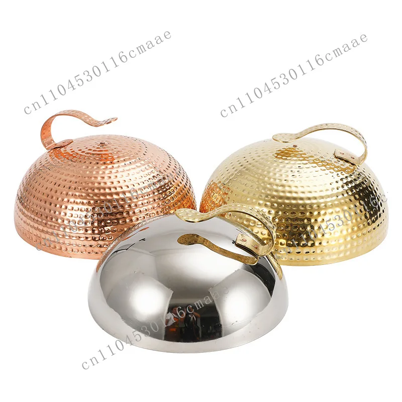 Suitable for commercial pot Japanese-style teppanyaki with handles Copper Stainless steel round