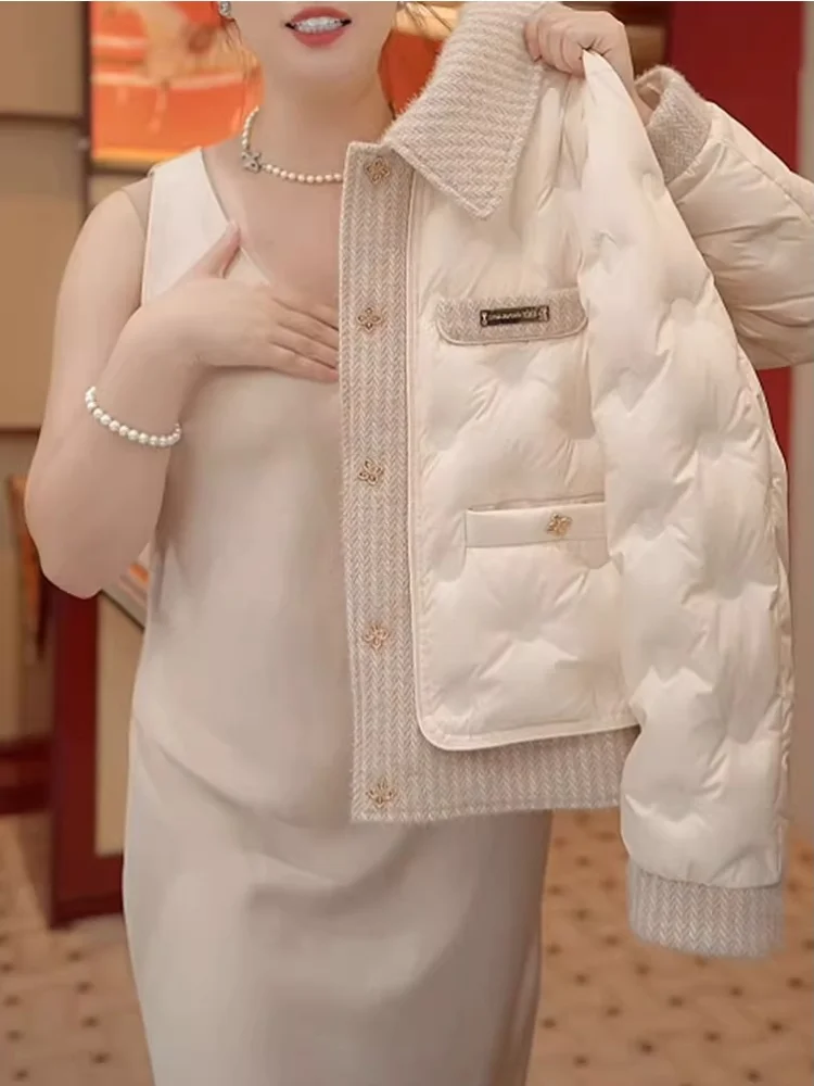 

Модная повседневная женская хлопковая куртка для города, стильная верхняя одежда, удобная, с длинными рукавами, на одной пуговице