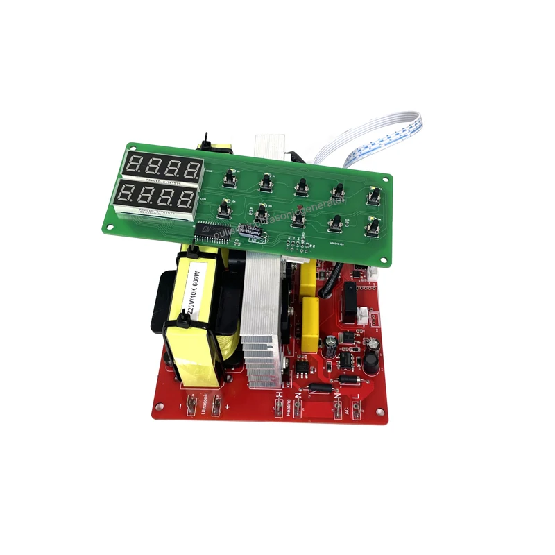 調整可能な超音波発生器回路基板,出力時間25k-40k,駆動トランスデューサーセンサーの周波数,600w