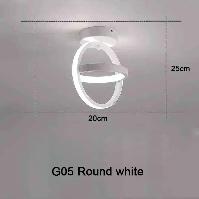 Moderne LED-plafondverlichting Ganglicht Huisverlichting Led Opbouw voor Slaapkamer Woonkamer Ganglicht 3-kleuren