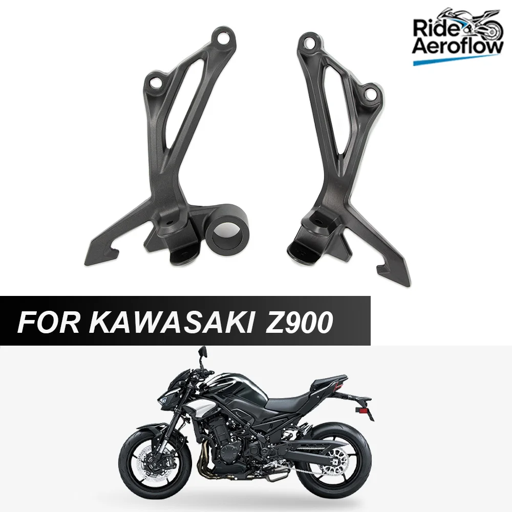 

Комплект кронштейнов для задних подножек пассажира мотоцикла, подходит для Kawasaki Z900 2017-2023, Z900 SE 2022-2023