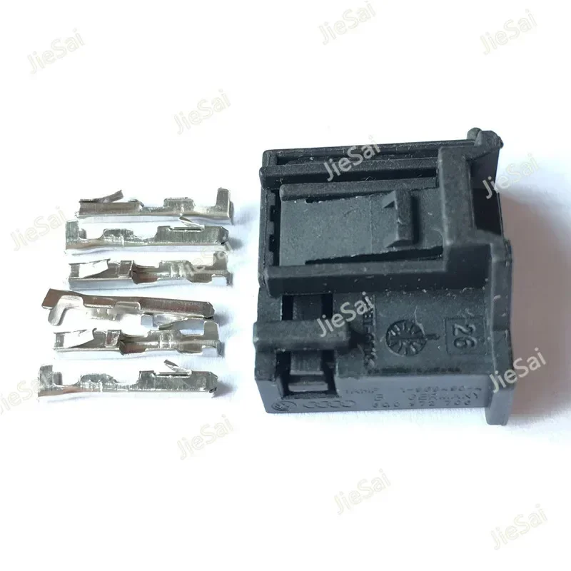 1-969490-4 Sunroof Reading Light Plug Rearview Mirror Switch Plug Auto Electrical Female 6 Pin Connector For VW Audi