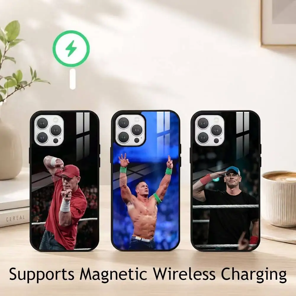 

Pro-wrestler J-John Cena Phone Case For iPhone17,16,15,14,13,12,11 Plus,Pro Supports Magnetic Wireless Charging