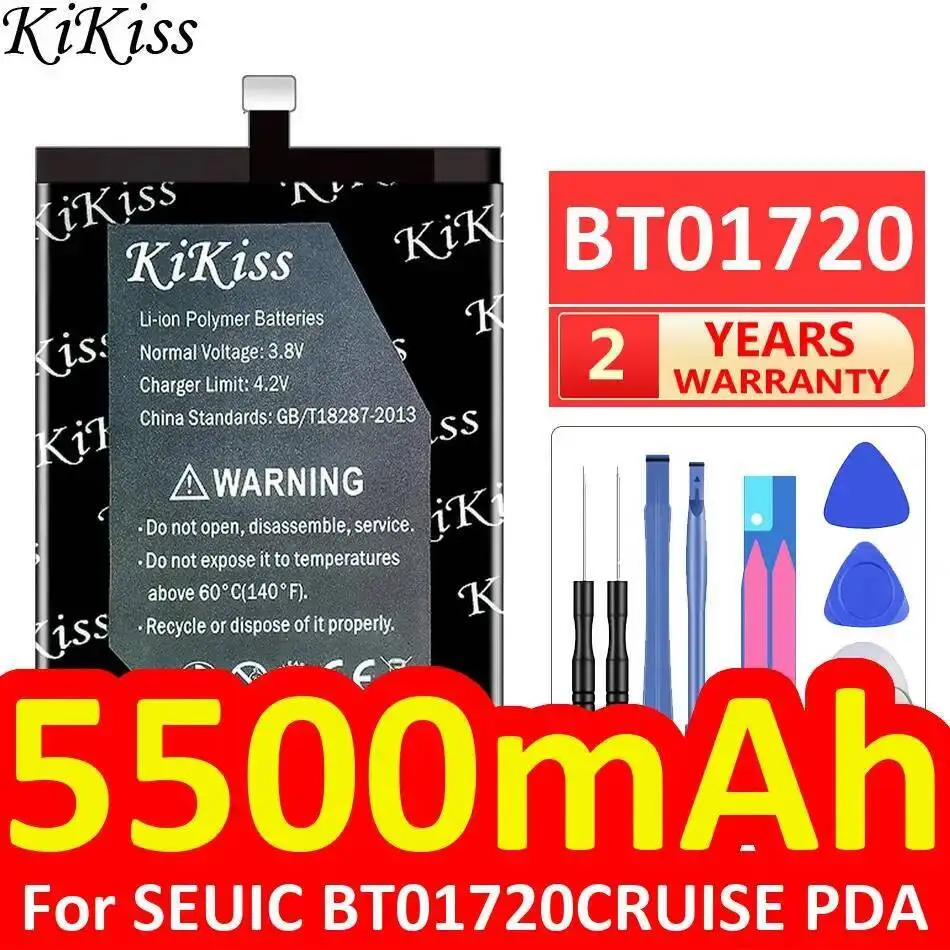 

Scan Gun Battery 5500Mah High-Capacity Fast Charging For Seuic BT01720CRUISE Pda BT01720