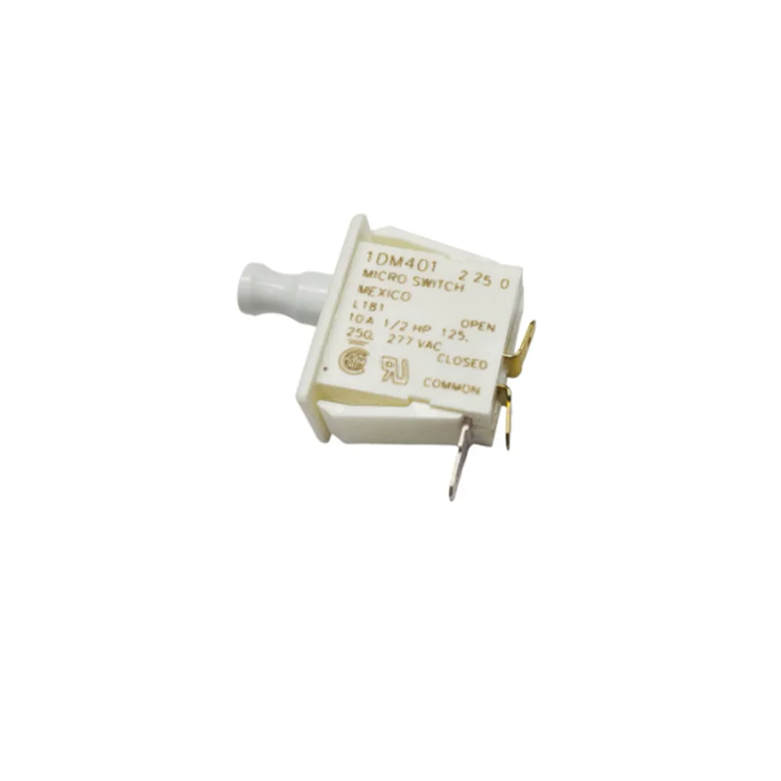 New original 1DM401 1DM1 button micro switch 3 terminal SPDT 10A 277VAC instantaneous plunger micro switch