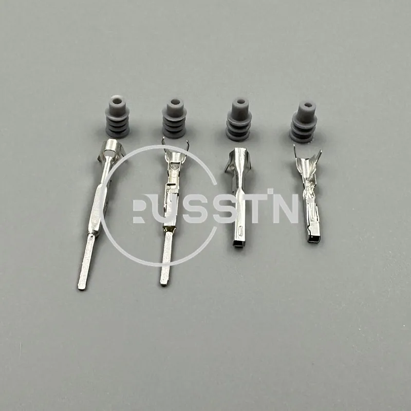 1 Set 2-Pins Brandstofinjector Adapter 4f0973702 1-1718643-1 Botsing Sensor Socket Ac Assemblage Auto Bedrading Connector Voor Audi Vw