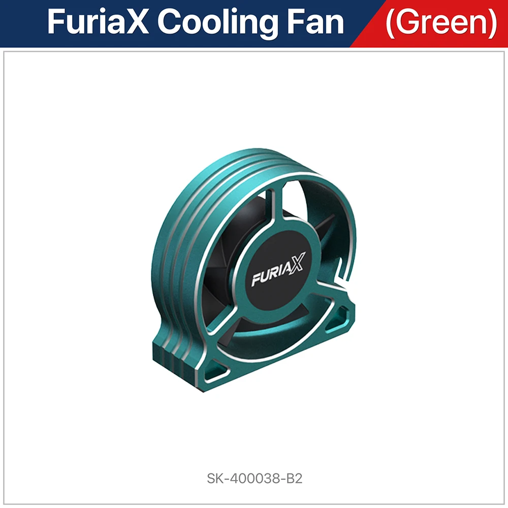 SKYRC Metall-Lüfter, 28000–30000 U/min, CNC-Aluminium, 8,4 V, FuriaX CoolSink Pro Lüfter-Set für 1/10 3650 Motoren, ferngesteuertes Auto