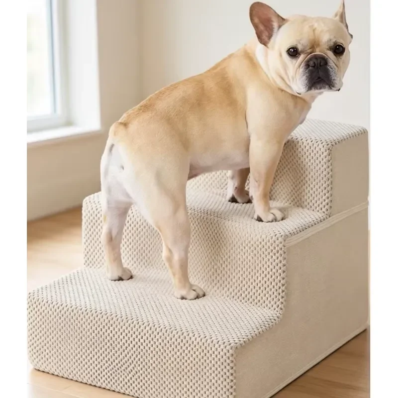 For Disian Pet Stairs Three Four Stage Multifunctional Non Slip Bottom Removable Cover Dog Cat Steps