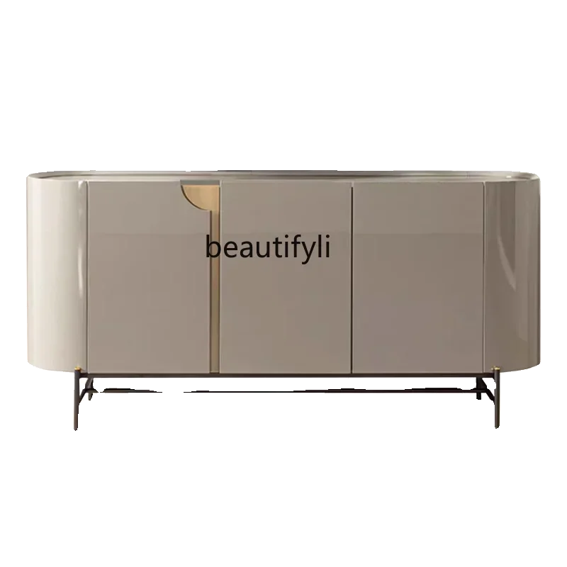 

ss25 Modern simple side cabinet Italian living room tea storage wall cabinet