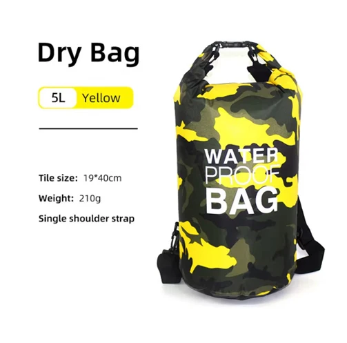 Schwimmen PVC Pack Dry Bag Rucksack für Frauen Männer 10L 15L 20L 30L Wasserdichte Schulter Kajak Driften Rafting Surfen Bootfahren Tasche