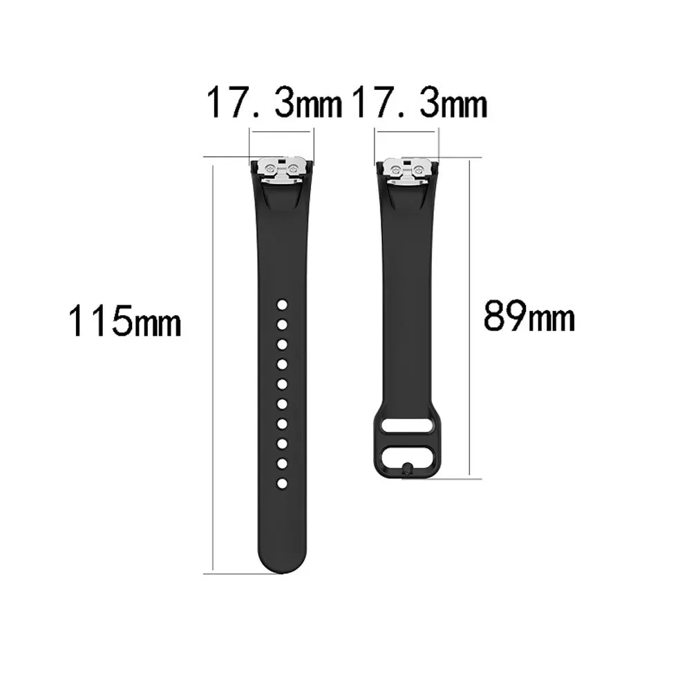 Silicone Watch Strap For Samsung Galaxy Fit SM-R370 Adjustable Bands Fit For Samsung Galaxy Fit R370 Fitness Smartwatch Wristban