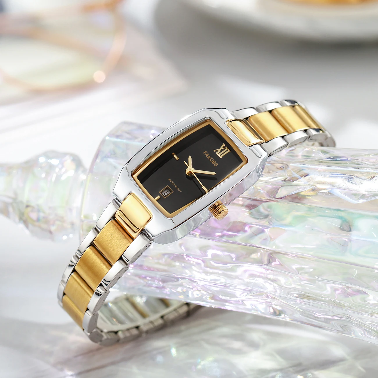 Fashion Brand Women Watch Luxury Black Quartz Full Stainless Steel Bracelet Waterproof Ladies Golden Girl Clock Relogio Mujer