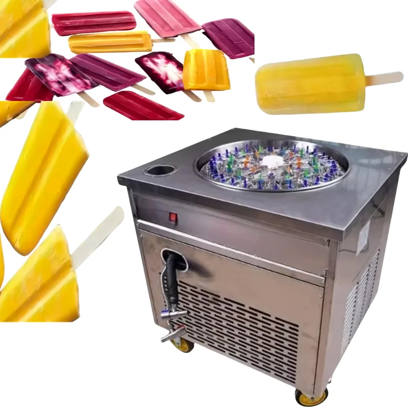 

Ice Roll Machine High Speed Rotary Popsicle Ice Cream Stick Production Line Fruit Popsicle Machine Commercial