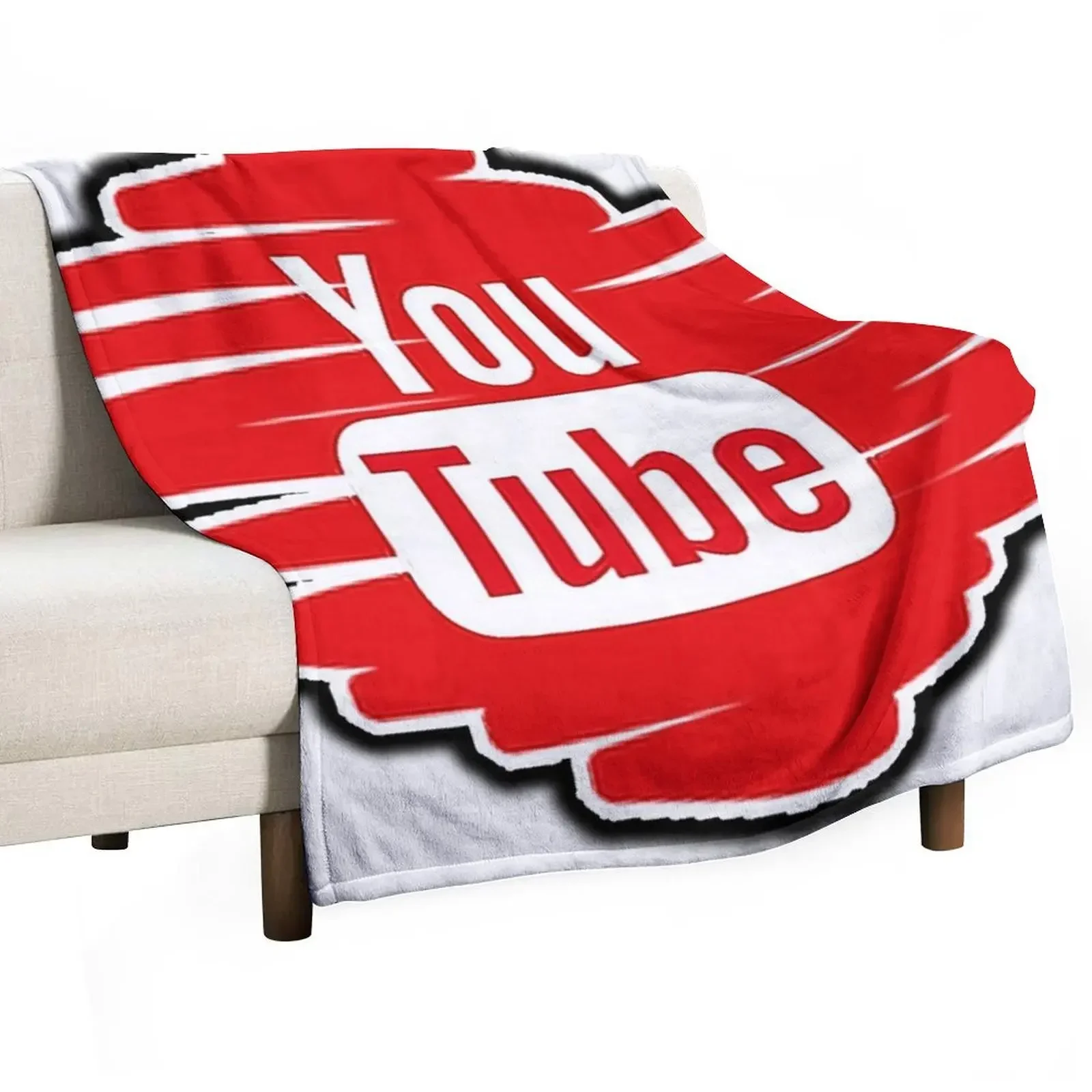 

awesome YouTube logo art design Throw Blanket Blankets Sofas Of Decoration Cute Blankets