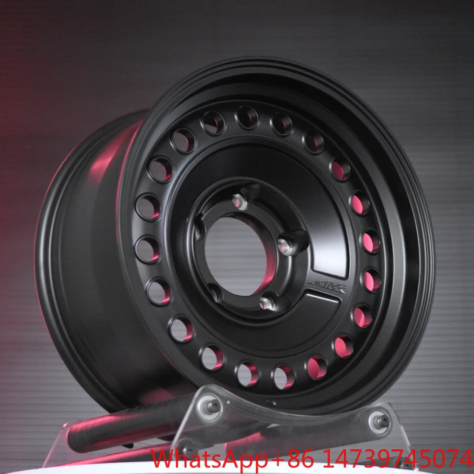 Forged Aluminum Alloy Wheels 5x114.3 Gloss Black Rally Rims 16 17 18 Inch for    R
