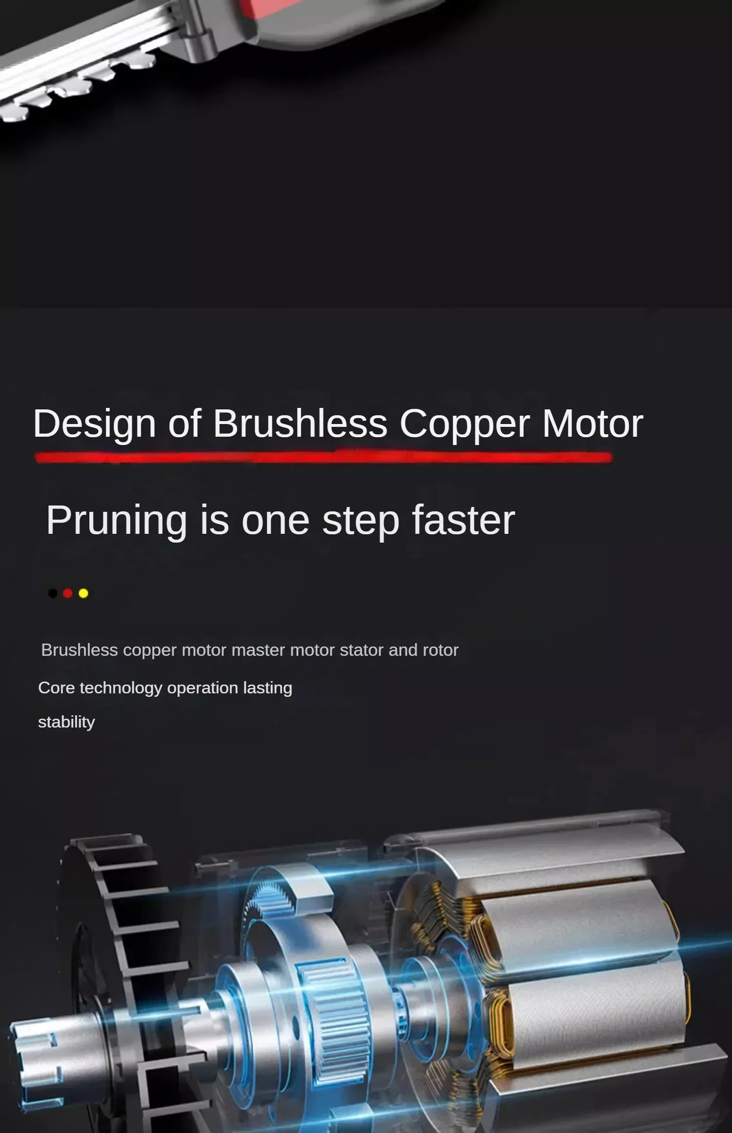 Professional Hedge Pruner for Tea Trees and Garden Hedges - Rechargeable Lithium Battery