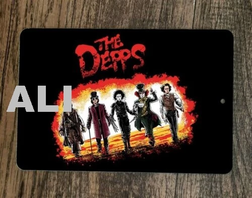 The Depps Johnny 8x12 Metal Wall Sign Poster sign
