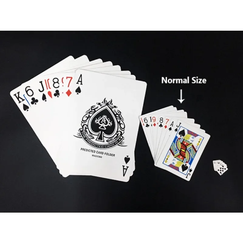 

Jumbo Shrinking Cards (Stage Size) Magic Tricks Illusions Fun Visual Magic Effect Cards Disappearing Classic Magic Props Gimmick