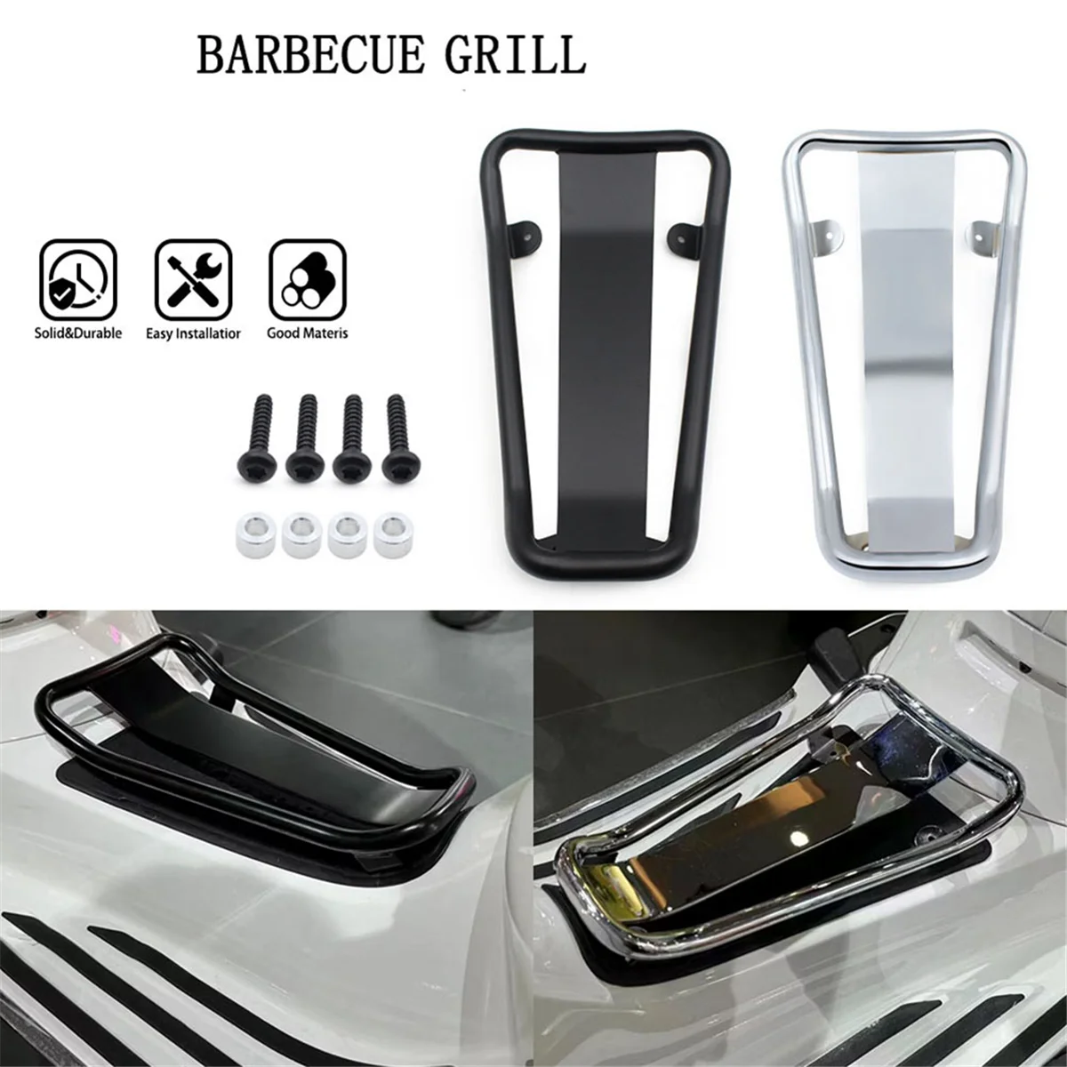 Engenioso motocicleta churrasqueira pé rack copo de água rack médio para vespa primavera sprint 150 2023 2024 pretodurável