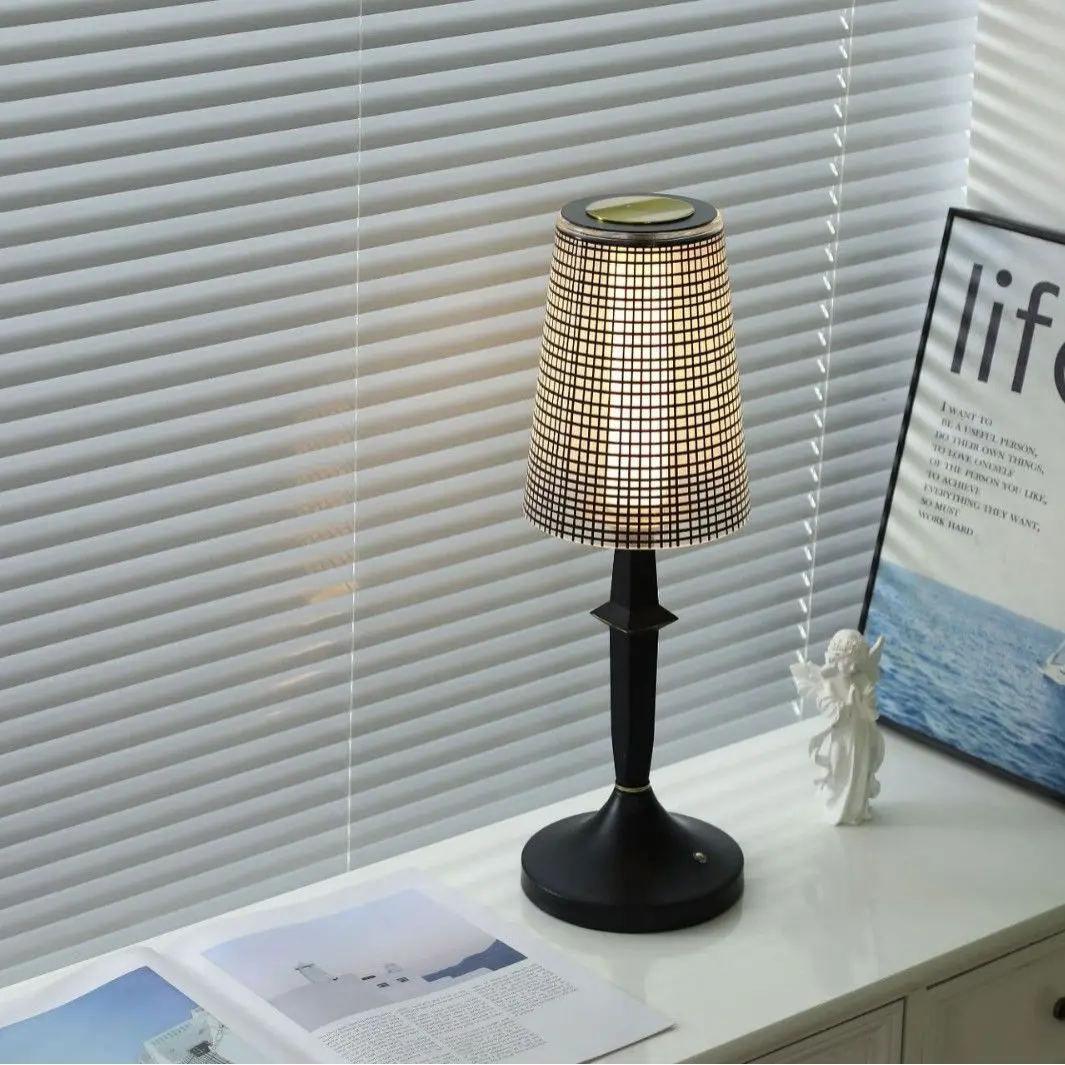 Wabi Sabi style tea room study decoration rechargeable desk lamp warm atmosphere bedside lamp