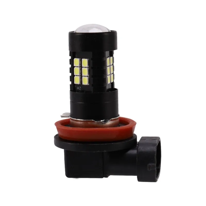 

A New White Front Fog Light H11 Car LED Light Universal High-power H8 3030 21LED Modified Anti Fog Bulb