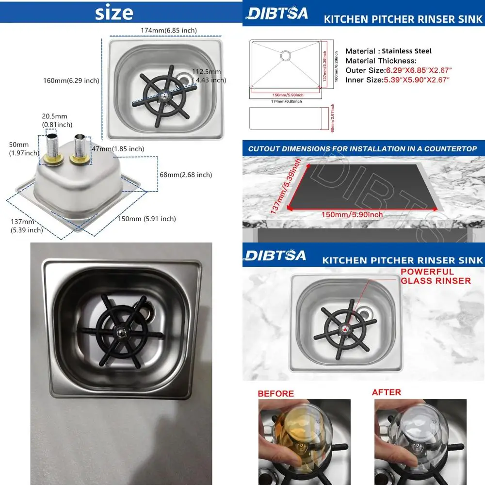 

Автоматическая мойка чашек из нержавеющей стали для чашек кофе, чая, молока — идеально подходит для дома, кухни, отеля, бара