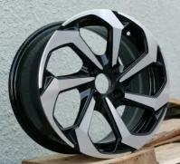 15" Multi Y Spoke Sport Rims Alloy Wheels Black Machined Silver Polished Fit Tesla BMW Toyota Honda Sedan Custom Mod