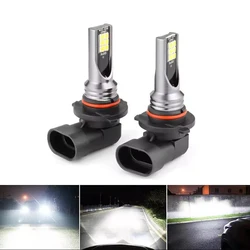 2pcs H8 H9 H1 H3 Led H11 9005 HB3 9006 HB4 Car CSP LED Fog Headlight Bulbs 6000K White Auto Fog Lamp Day Running Light