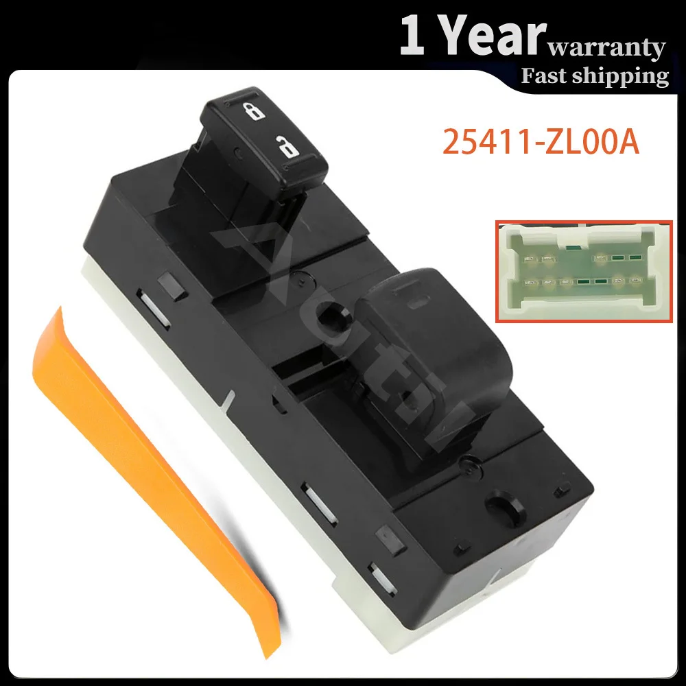 

For Nissan Frontier 2009 2010 2011-2019 Front Right Side Electric Power Window Switch Glass Lifter Control Button 25411-ZL00A