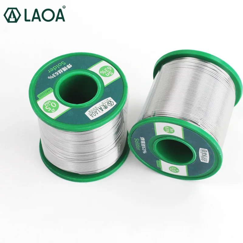 LAOA No Clean Solder Wire 63 Percent Purity High Quality Welding Tool for Electronics DIY and Repair 1mm 400g Roll