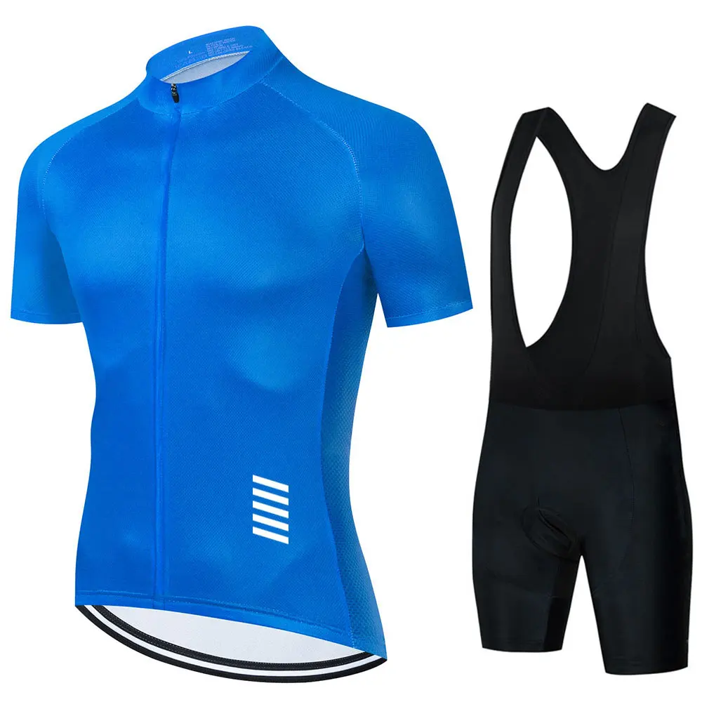 New 2023 Men Summer Jersey Set Short Sleeve Ropa Ciclismo Hombre Cycling Clothing Triathlon Bib Shorts Suit Bike Uniform Maillot - Image 2