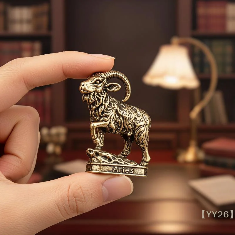【YY26】Vintage Zinc Alloy Mini Animal Figurine – Antique Desktop Bonsai Micro Landscape Decor{Z}