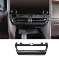 Car Center Control Air Vent Trims Outlet Kit for Toyota Alphard Vellfire  2024  40 Series Carbon Fiber Accessories