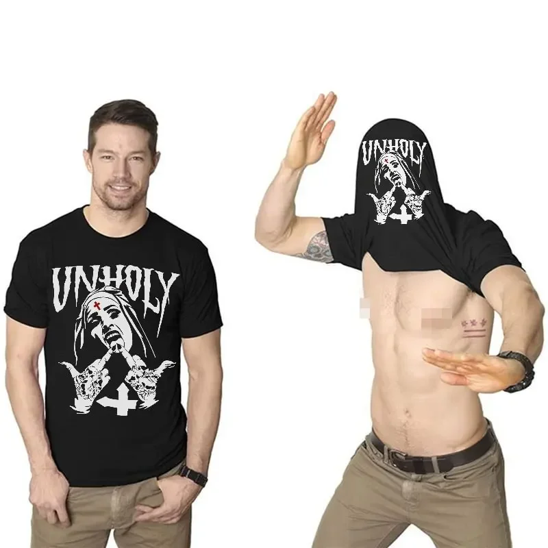 

2024 Loose Men T Shirt Weird Soft Custom Print Tshirt Short Sleeve Quick Dry Personality Sweat-Absorbing T-shirt Popular Tee